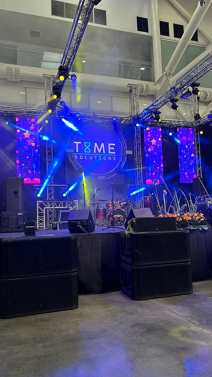 Concierto con iluminación